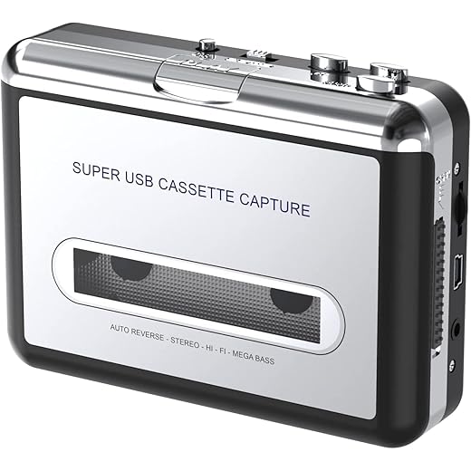 Walkman Cassette Player,Retro Cassettes Tape to MP3 CD Converter, Portable USB Casete Capture Stereo Audio Music Player Compatible with Laptop/PC Computer,Convert Cassette to Digital