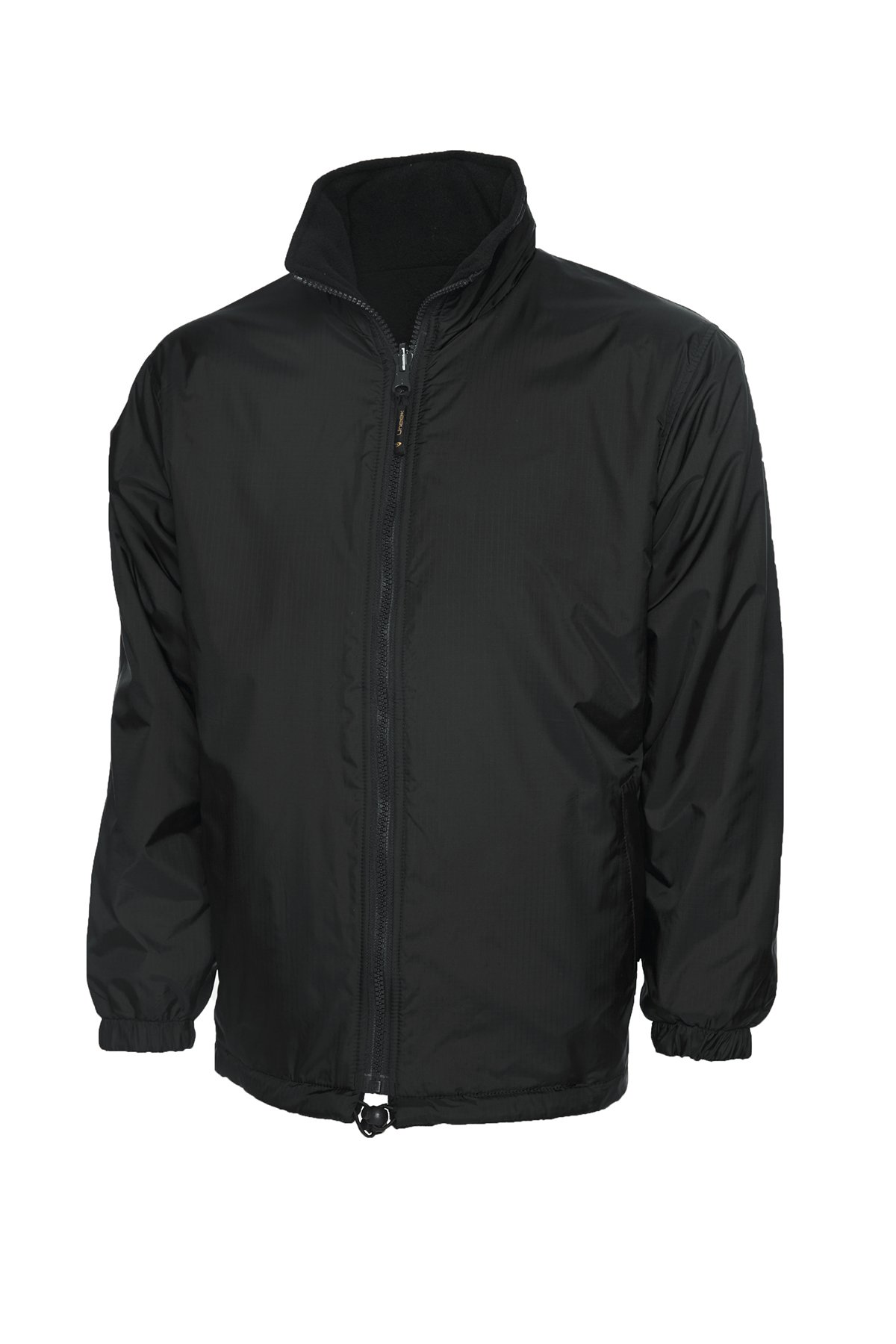 Uneek Clothing Black Premium Reversible Fleece Jacket