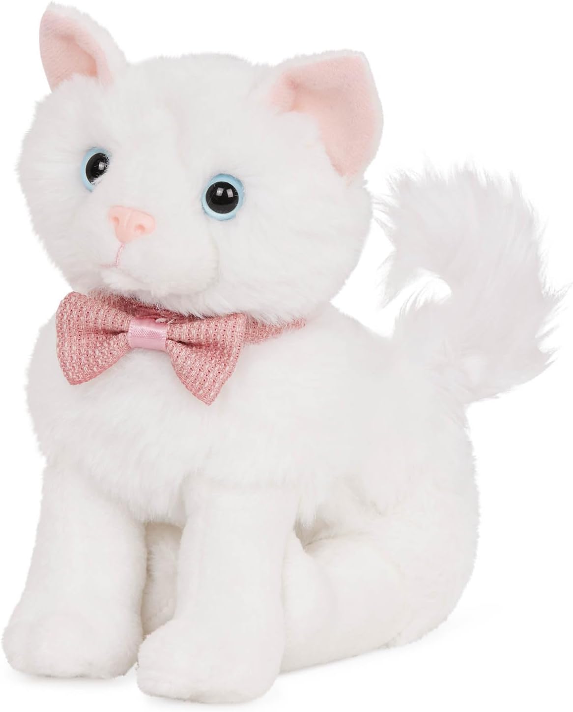 Our Generation - Plush Cat for Pets - Foldable Legs - Plush - Pretend Play - Toys for Children from 3 years old - Turkish Angora Kitten