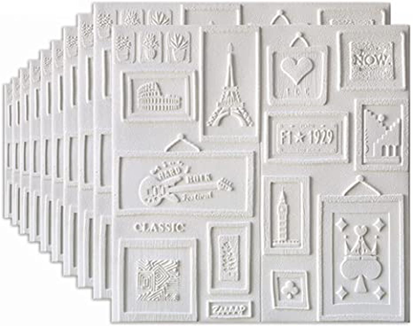 Panneaux Muraux 3D Rénovation Chambre d'enfants Papier Peint Auto-adhésif Imperméable