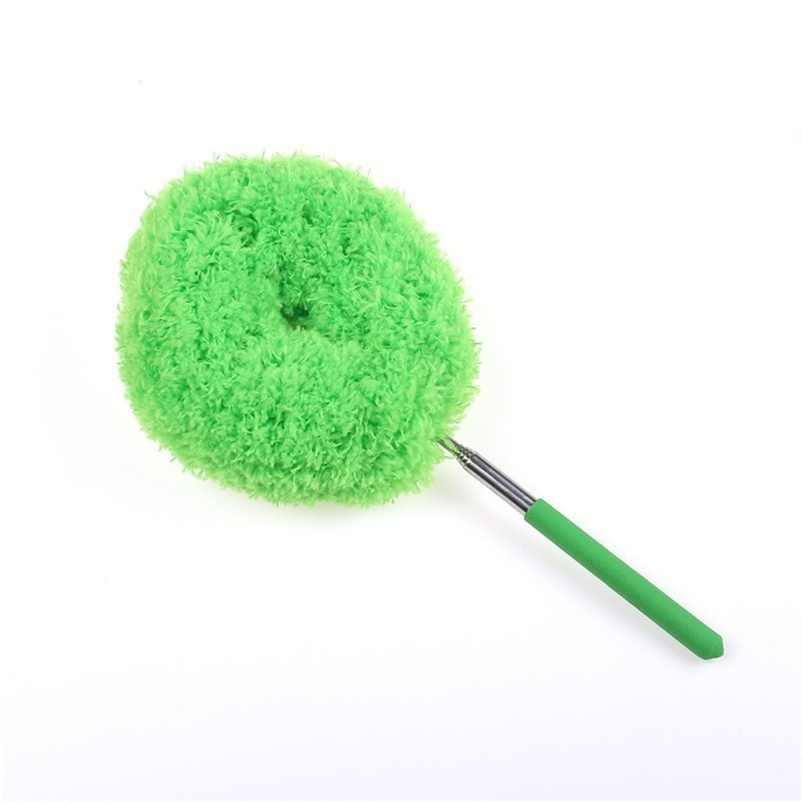 Extendable Dusters For Cleaning Retractable Anti-static Feather Duster, Washable Dust, Household Cleaning Gap Sweeping Artifact(Green)