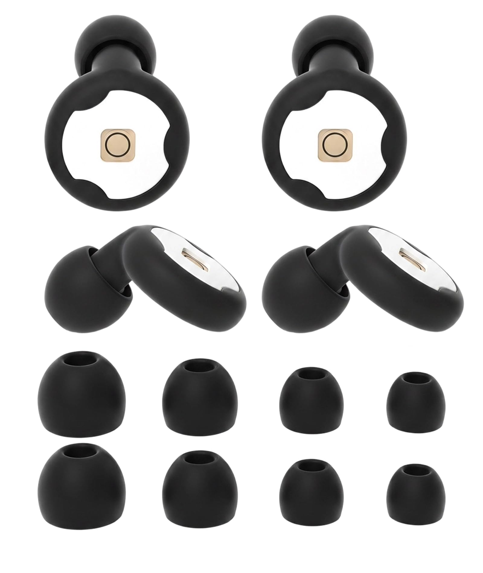 12PCS Loop Ear Plugs, Advanced Noise Filtering Technology, Comfortable Sound Reduction for Sleep and Focus, Reusable Hearing Protection for Office and Travel, Set of 12 Earplugs-image-27