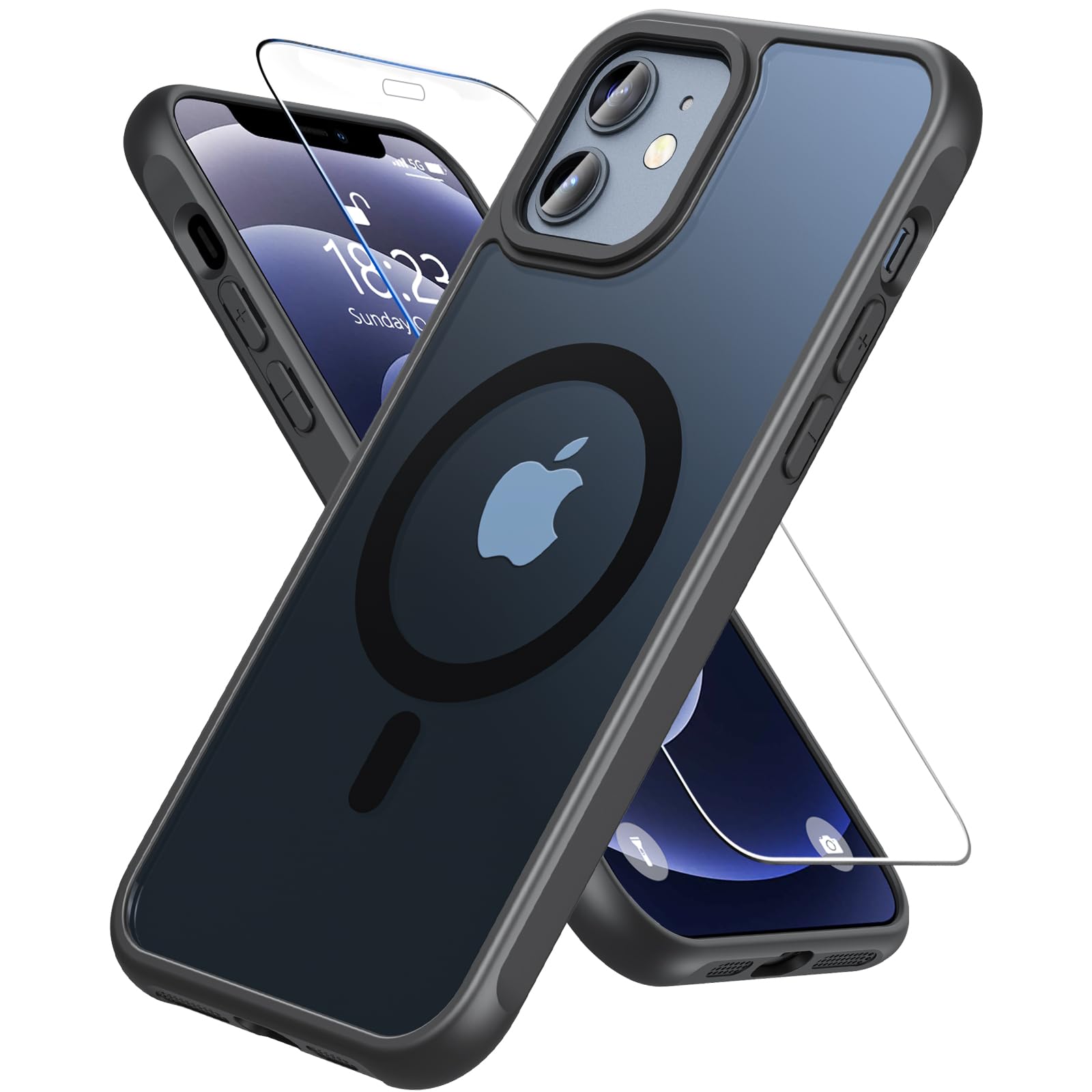 Amazon.co.jp: Hensinple iPhone 12/12 Pro ケース 【MagSafe対応 