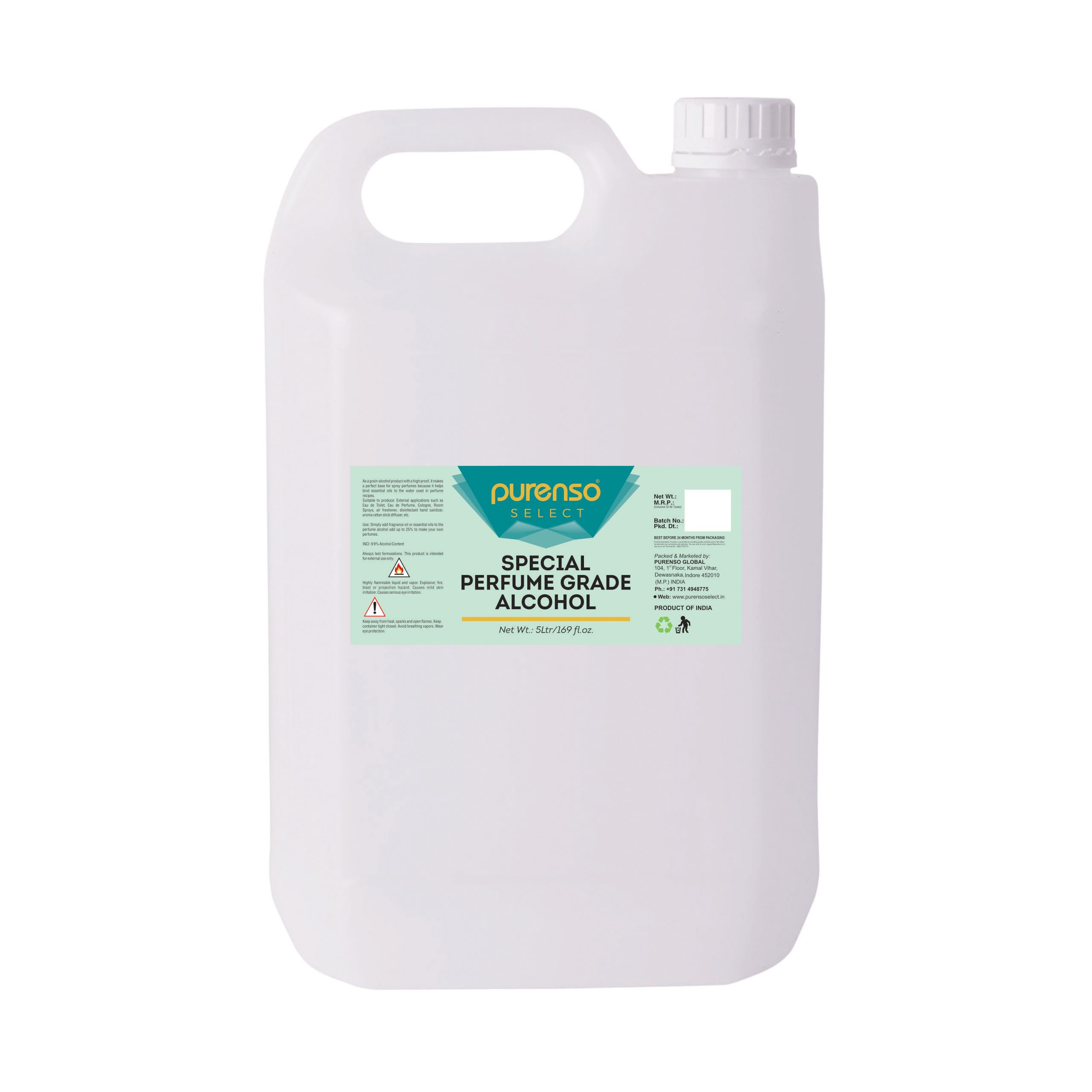 Purenso Select - SPL Perfume Grade Alcohol, 5Ltr.-picture-22