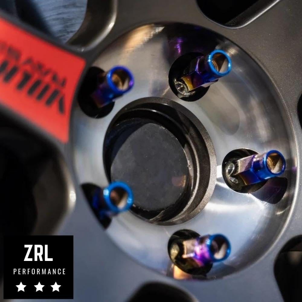 ランドクルーザープラド 120系 鍛造 レーシングナット 48mm 貫通タイプ チタンカラー 焼き色 20本セット P1.5 6穴