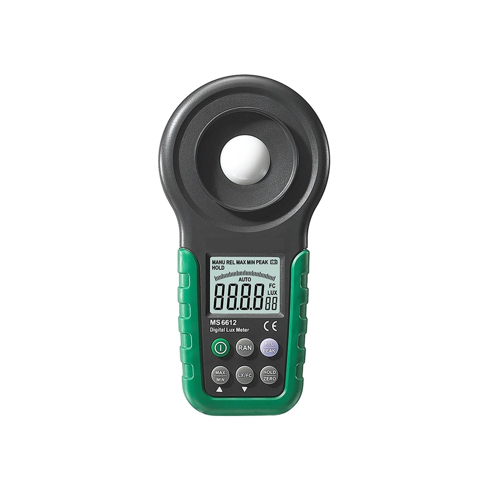 Digital Light Meter, Digital Luxmeter 200,000 Multifunction Illuminometer Lux Light Meter Test Spectra Auto Range Peak High Accuracy