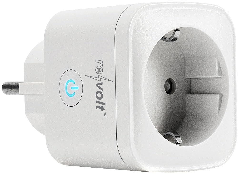 revolt contatore energia wifi: Set da 2 Spina per misurazione dell'energia, per accumuli LIT-2150, App, WLAN (presa con contatore di consumo elettrico, di energia)