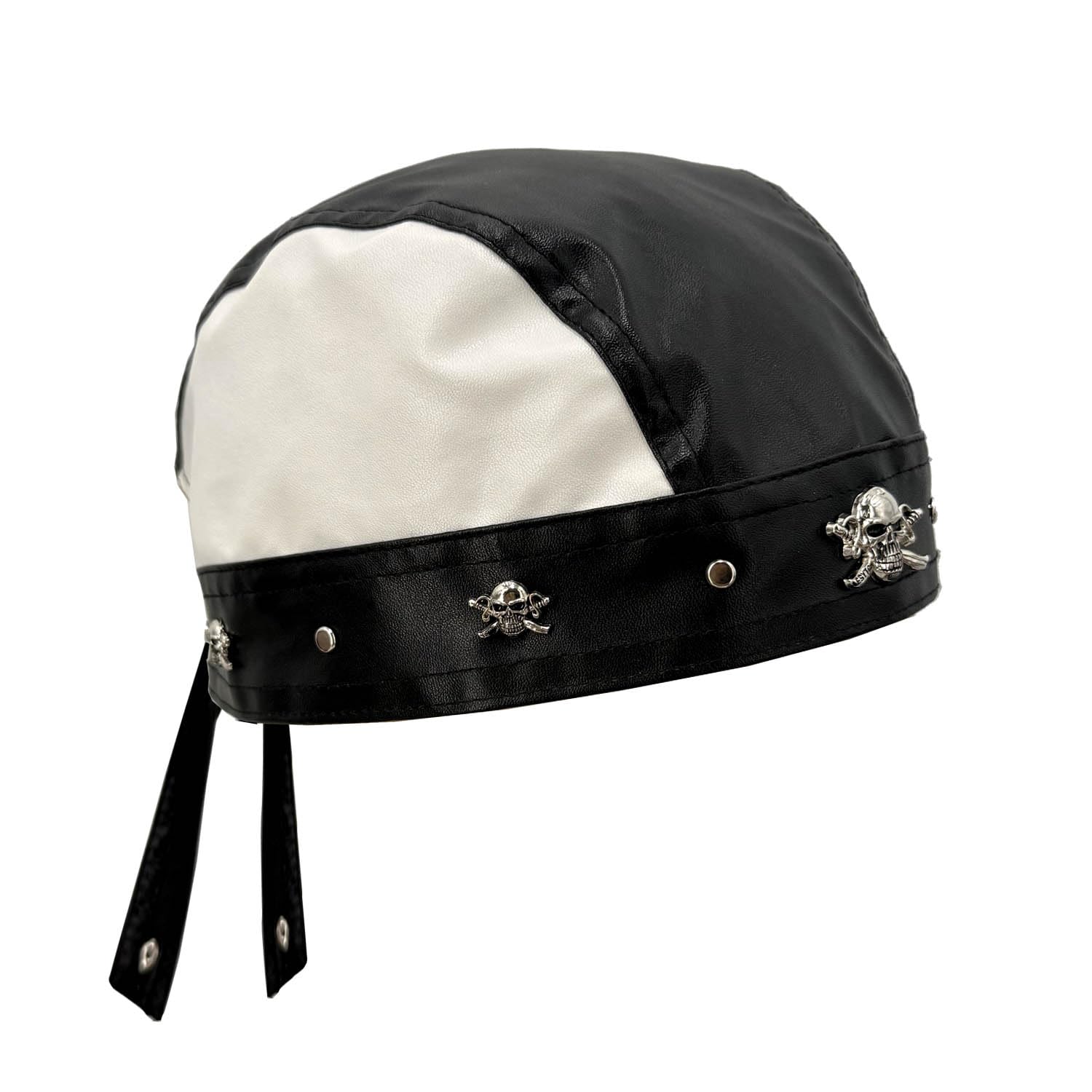paomadeng Punk Rock Skull Motorcycle Headwrap Cap Bandana Doo Do Rag Men