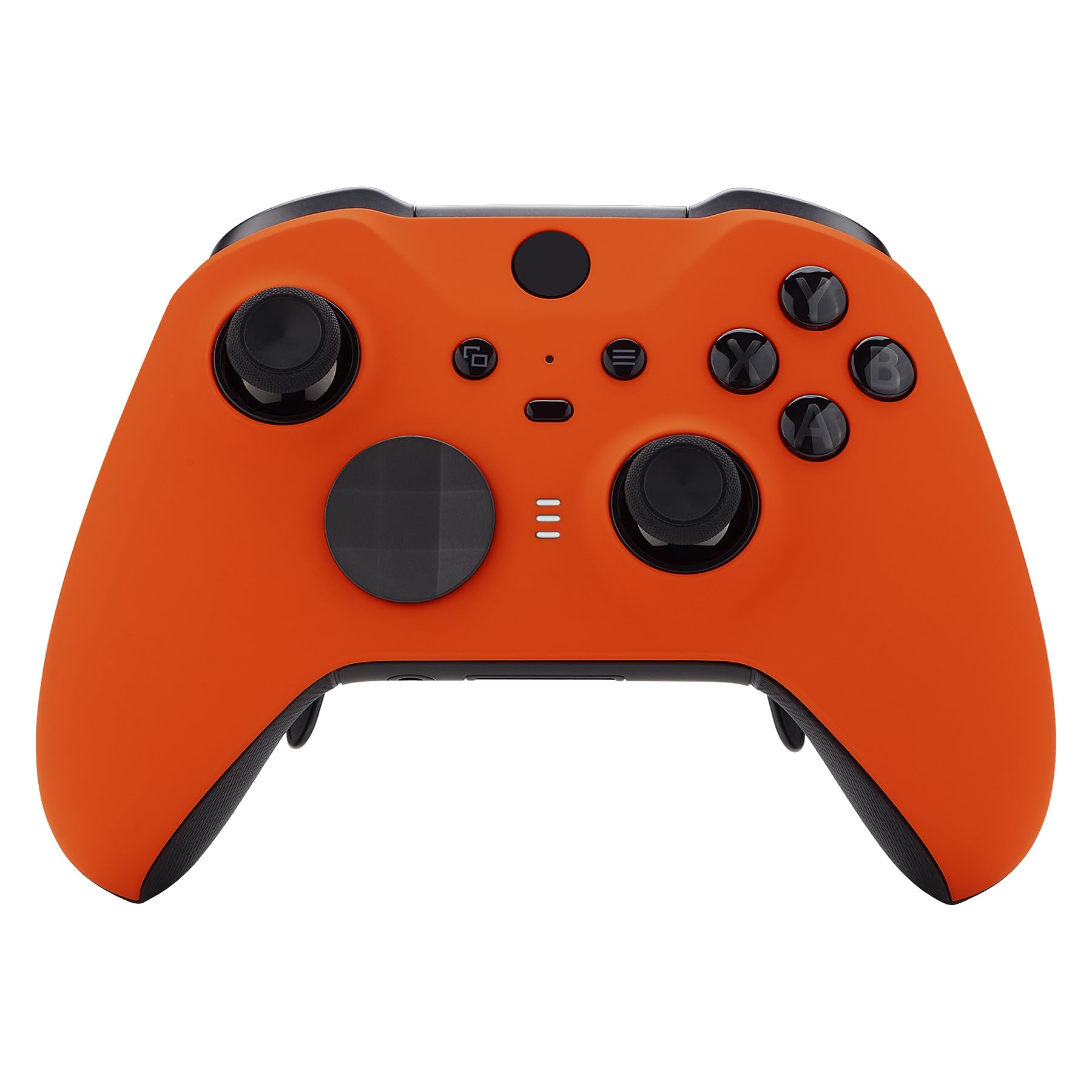 eXtremeRate Shadow Scarlet Red Soft Touch Grip Faceplate Cover, Front Housing Shell Case Replacement Kit for Xbox One Elite Series 2 Controller Model 1797 - Controller NOT Included — view 16