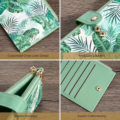 Image of Travelambo RFID Wallet Women Large Size Bifold Multi Card Wallet Case with Zipper Pocke Credit Card Holder for Women