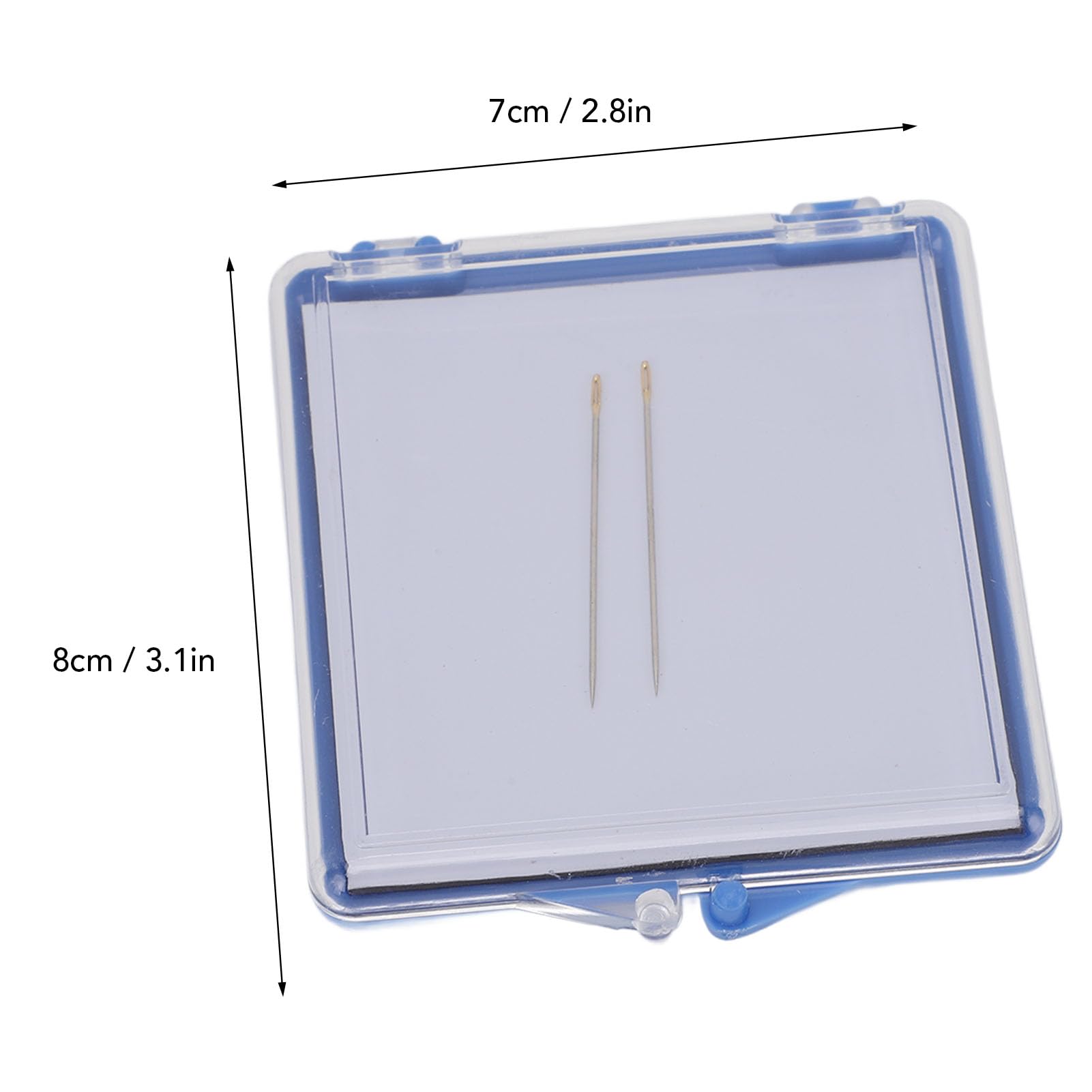 ALLOMN Magnetische Nadelbox – Pinker Aufbewahrungskoffer Für Nähnadeln, Sticknadeln & Kleinteile