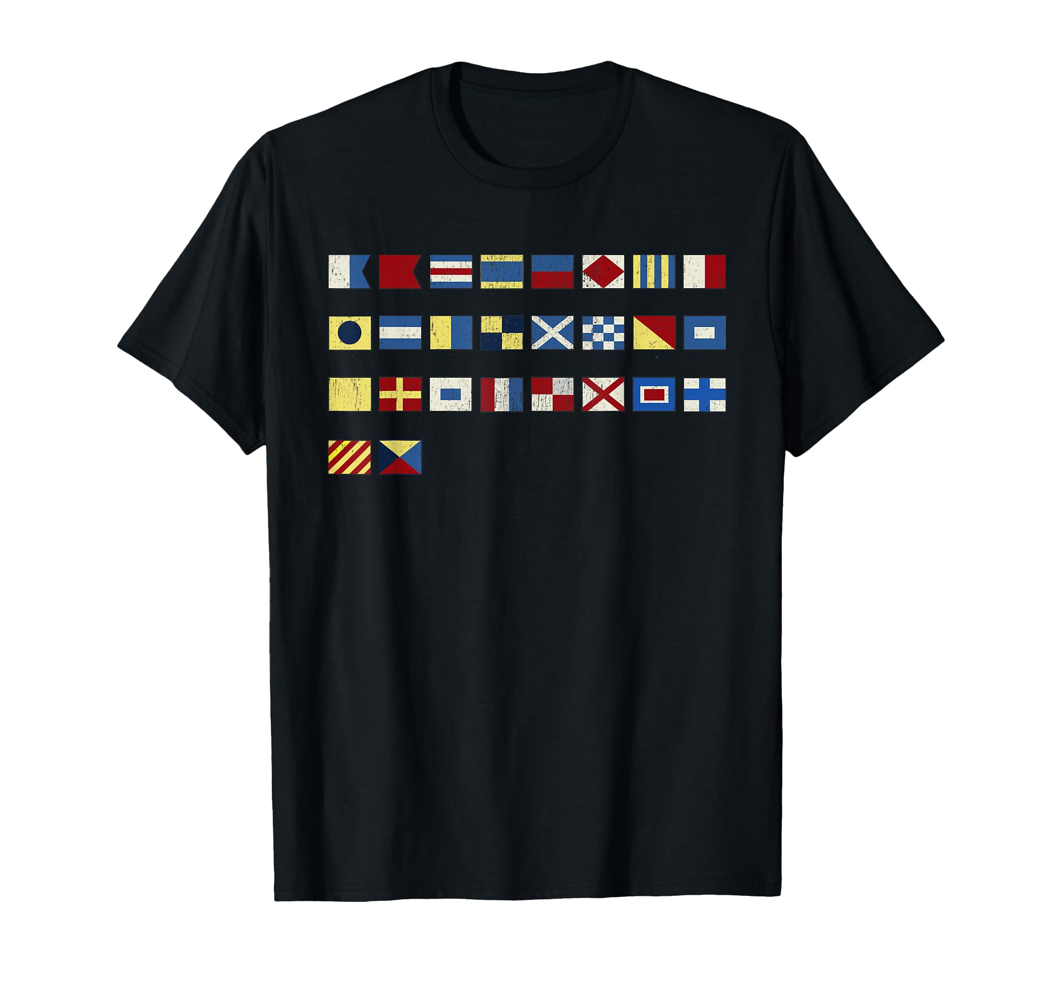 Amazon | 国際信号旗のアルファベット フラグ Tシャツ | Tシャツ