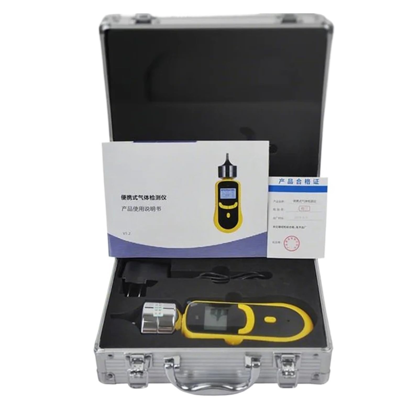 Przenośny detektor gazu N2H4 0-10 000 PPM, analizator gazu hydrazyny z wyświetlaczem LCD, dźwięk, światło, wstrząsy, IP66 Szybkie monitorowanie