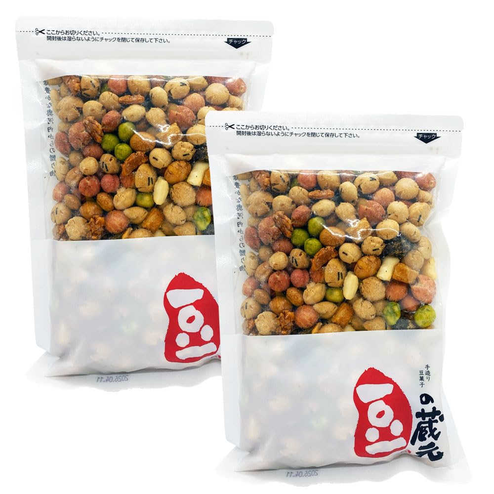 Amazon | 豆の蔵元 豆菓子 大袋 よりどりみどり x2 ミックス豆菓子