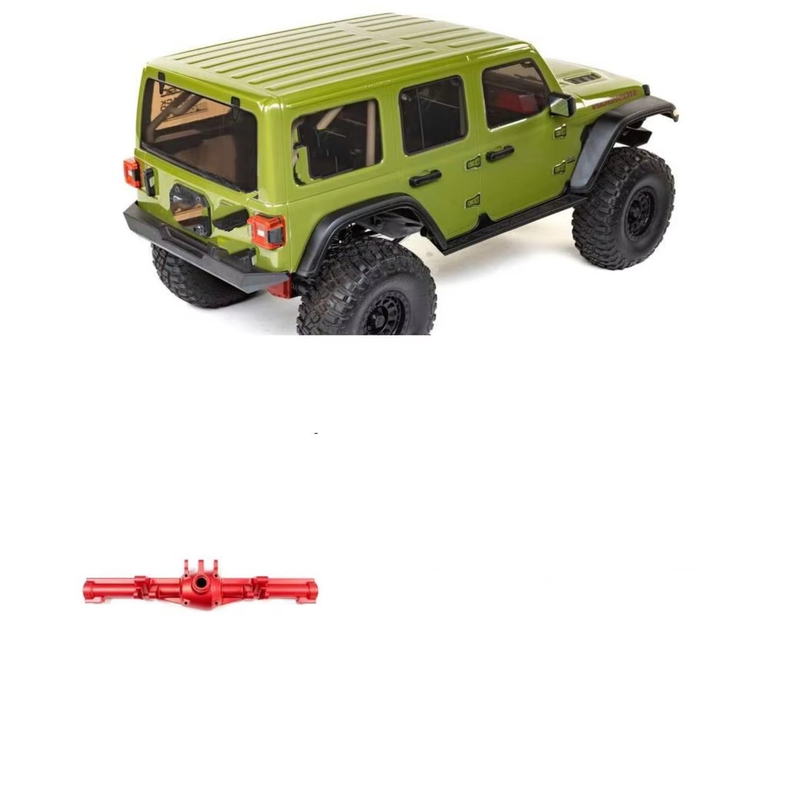 ASSE del Portale RC per Axial SCX6 1/6 RC Crawler Car Upgrade Parte di Ricambio Modifica Accessori Alloggiamento Dell'asse Posteriore