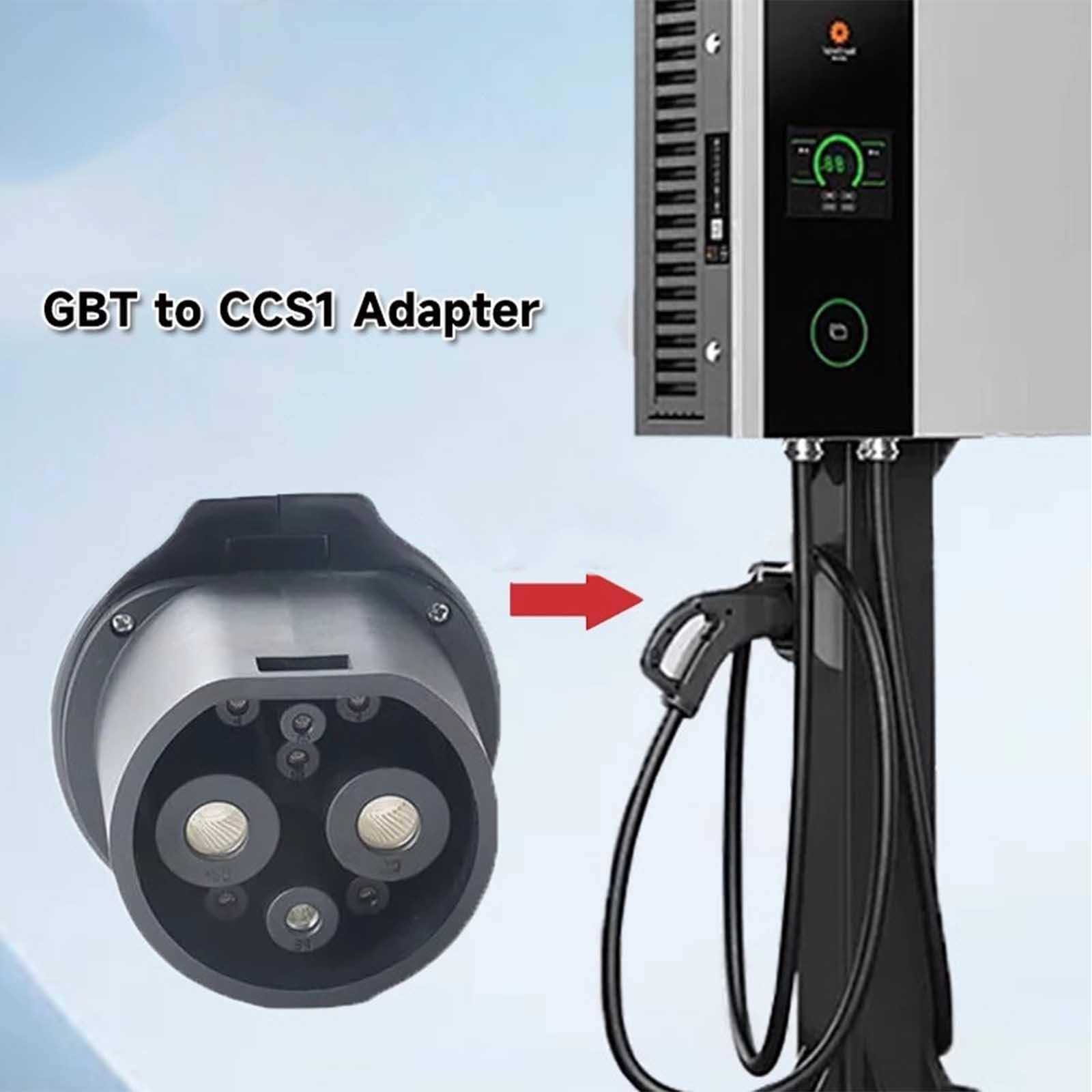 Ccs1 To Tesla Adapter 200A 1000V DC Fast EV CCS1 Connector With 5 Meter ...
