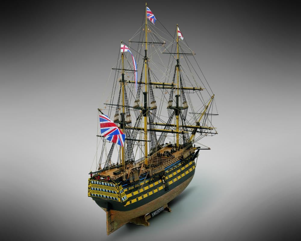 Mamoli HMS Victory -kit di montaggio in legno e metallo-codice MV56-Scala 1:150-assemblaggio necessario