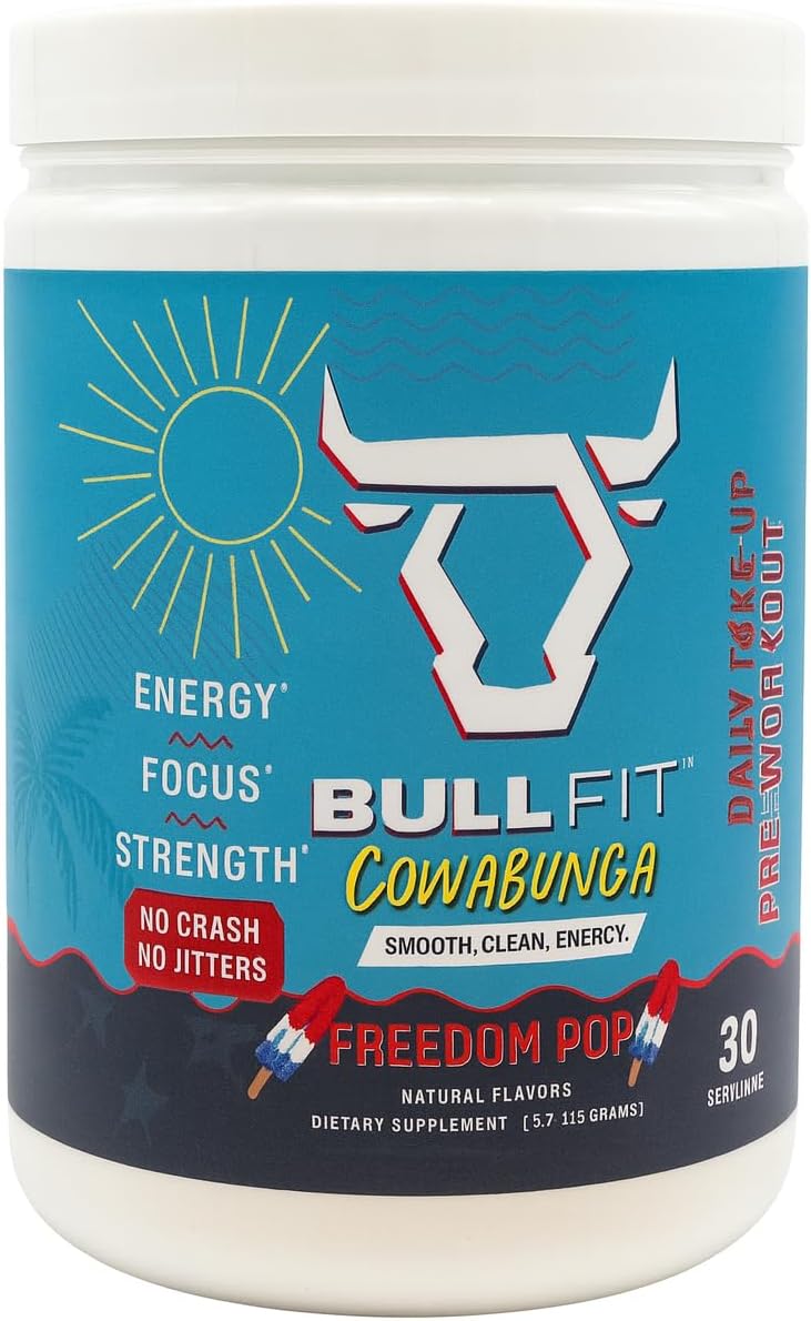 Pre Workout Powder, Pre-Workout Support for Men & Women, L Citrulline, Creatine, Beta Alanine & Electrolytes, Powdered Drink Mix with No Sucralose & Zero Sugar, 30 Servings (30 Srv, Freedom Pop)