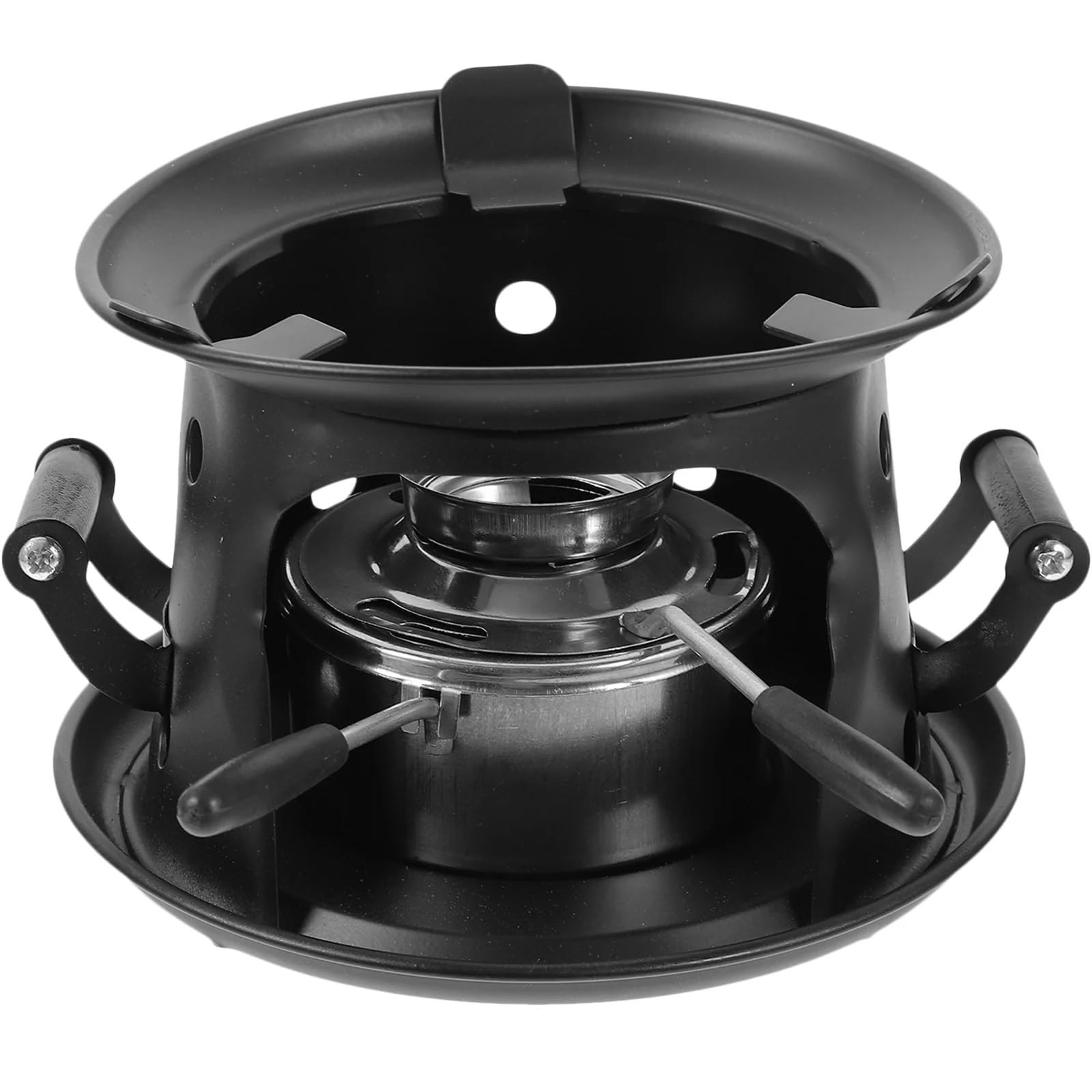 Portable Stove Rack Portable Camping Stove Stainless Steel Outdoor Cookware Small Pot Alcohol Small Pot