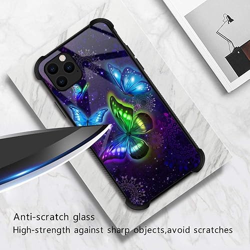 Miniatura 2 de Carcasa para iPhone 11 de cristal templado 9H para niñas y mujeres, diseño de chica hermosa, a prueba de golpes, anti arañazos, para Apple iPhone 11