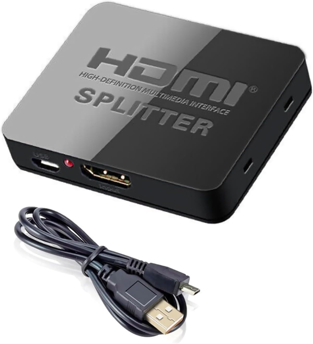 4K HD Splitter 1x24K 1080P 3D Power Amplifier for DVD/Blue-ray Players PC Laptop