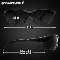 Vista 7 de grinderPUNCH – Anteojos de seguridad bifocales – Anteojos de sol para leer – Lupa resistente a impactos ANSI Z87 – Lectores de sol para trabajo
