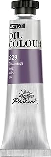 PHOENIX Dioxazine Purple Oil Paint - 40ml / 1.35 Fl oz. Single Tube - Artist Quality Oil Based Paint for Professionals