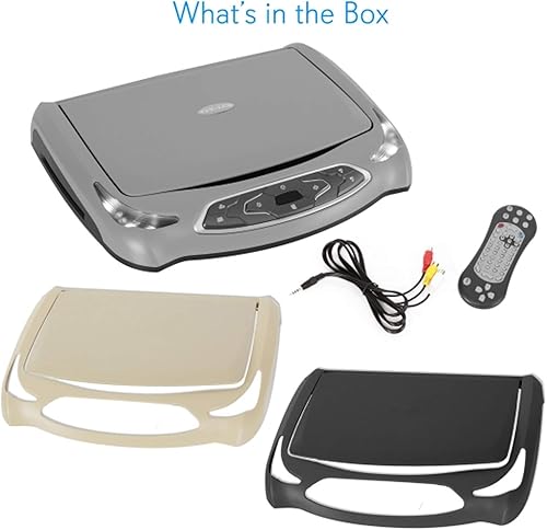 Miniatura 6 de Consola Pyle para techo de coche, con pantalla LCD abatible, panel de control con reproductor de TV HDMI con transmisor IR integrado para