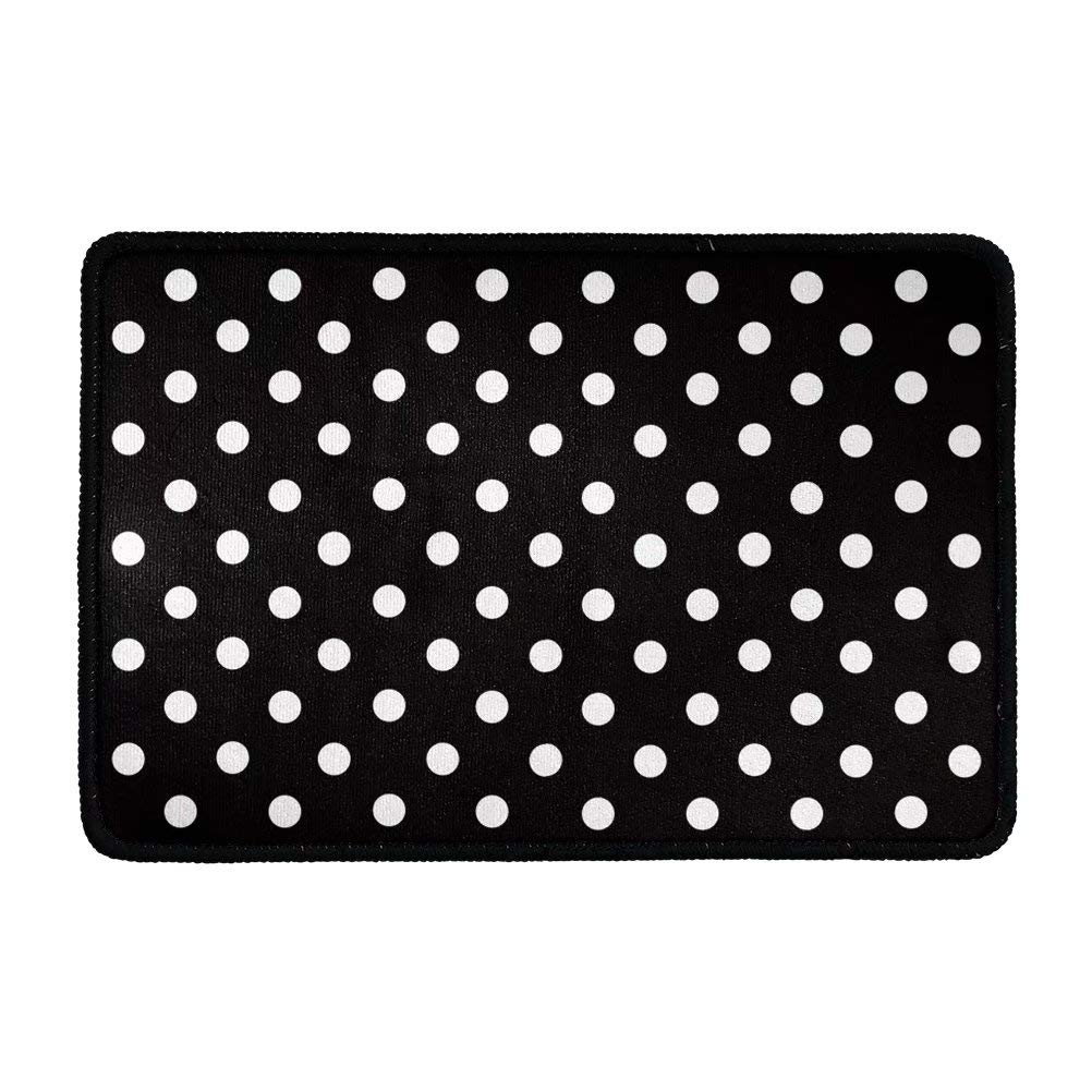 chaqlin Home Doormat Welcome Door Mat Classic Dot Print Outdoor Mats Kitchen Rugs Non Slip Indoor Entrance Bathroom Door Floor Mats Home Decor, 15.7 in x 20.5 in