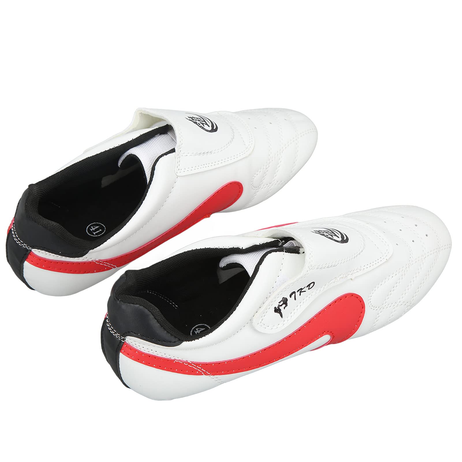 JTLB Zapatillas ligeras de taekwondo, unisex para adultos, suela Oxford de piel sintética transpirable, diseño simple, excelente durabilidad (43)