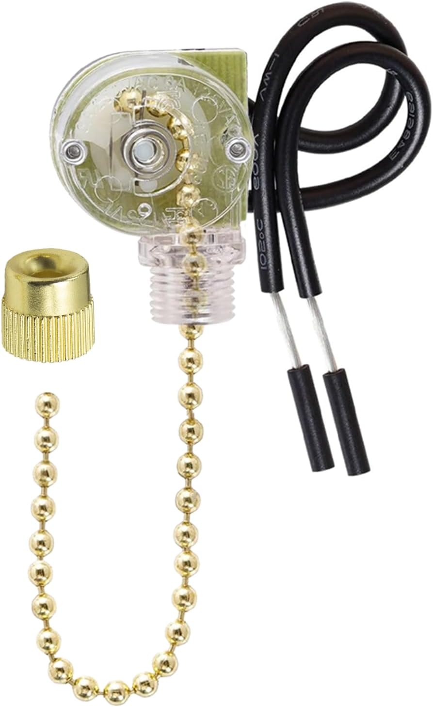 Ceiling Fan Light Control Switch, Replacement for Hunter Hampton Bay Harbor Breeze Ceiling Fans,On-Off Light Switch (1, ZE-109 Bronze)