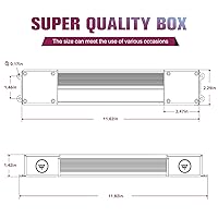 Vista 2 de EMITEVER Controlador LED regulable Triac de 96 W, fuente de alimentación regulable de 100-277 VCA a 24 VCC, transformador IP67 impermeable