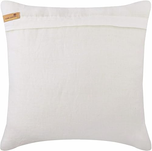 Miniatura 24 de The HomeCentric Funda de cojín, funda de cojín decorativa marrón de 20 x 20 pulgadas, fundas de almohada de piel sintética con textura y almohadas