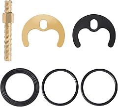 M8 Monobloc Faucet Fixing Kit, Single Hole Fixing Faucets, for Kitchen Bathroom Laundry Room, Gold