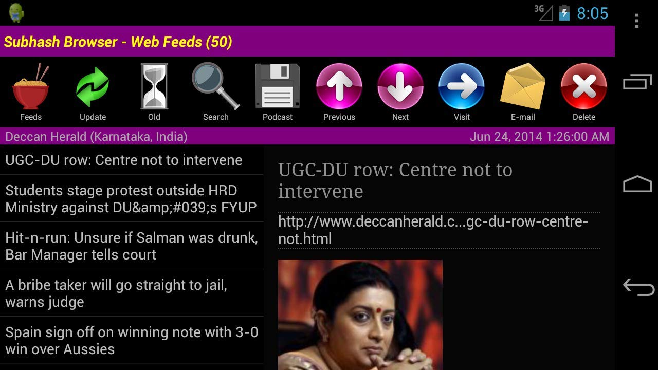 Subhash Browser & RSS Feed Reader - App on Amazon Appstore