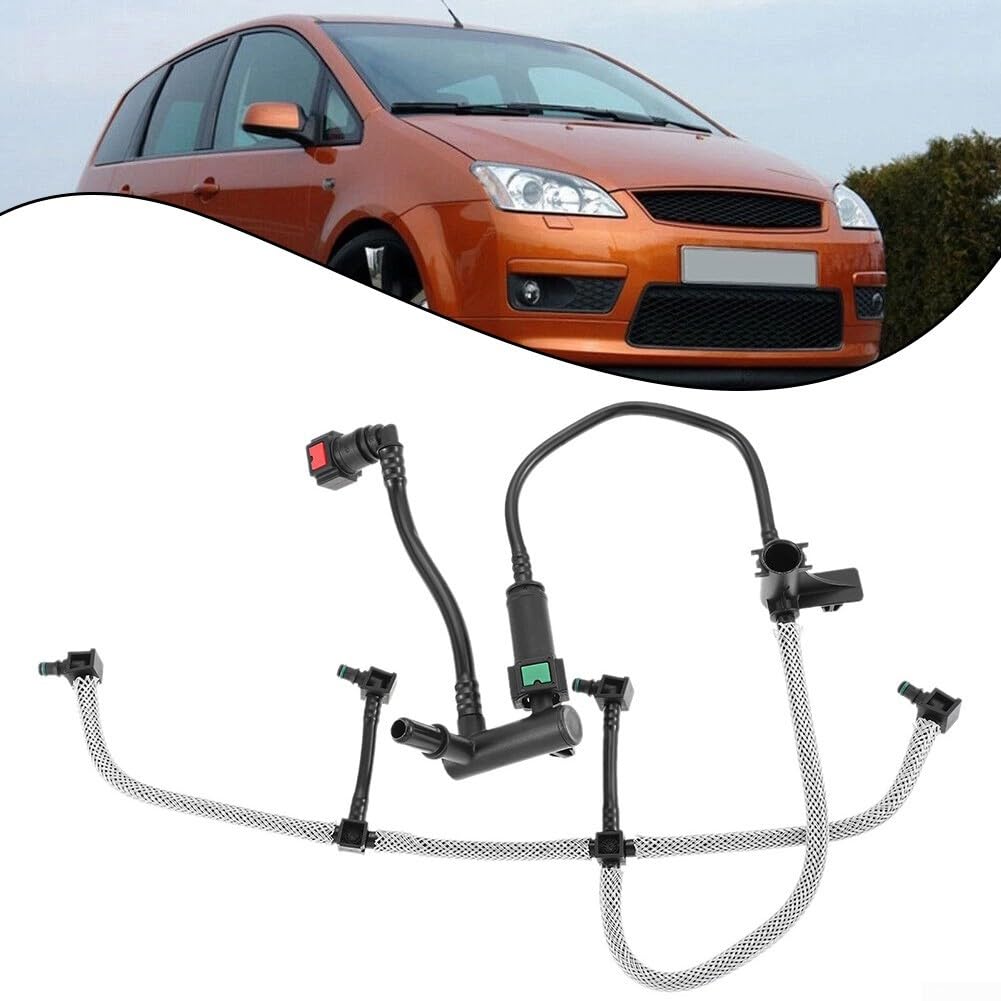 Tubería de combustible de fugas, a juego 4M5Q9K022AG y 1521487, retorno de combustible estable, para modelos Ford Transit 1.8, para C-MAX, para Focus, para Tourneo Connect