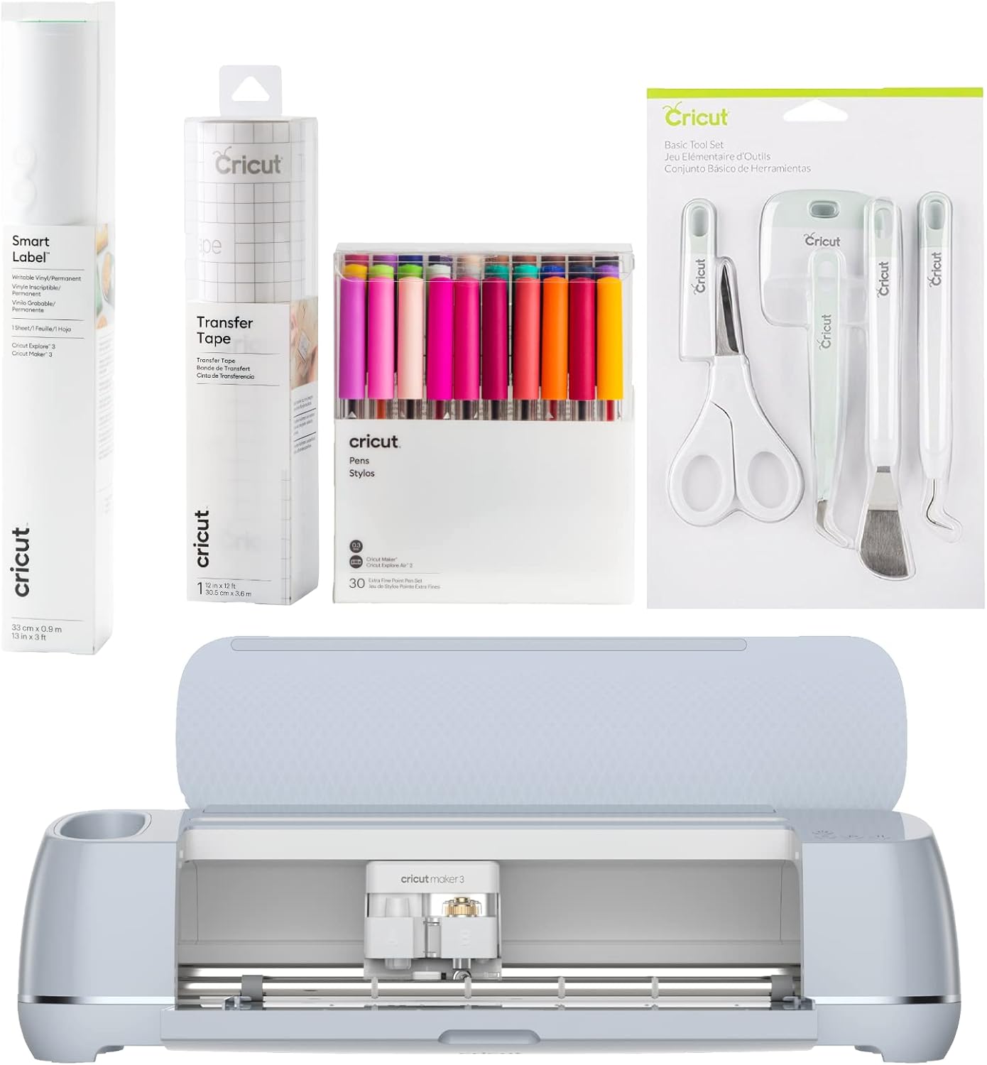 Cricut Maker 3 Bundle Smart Cutting Machine, Mist
