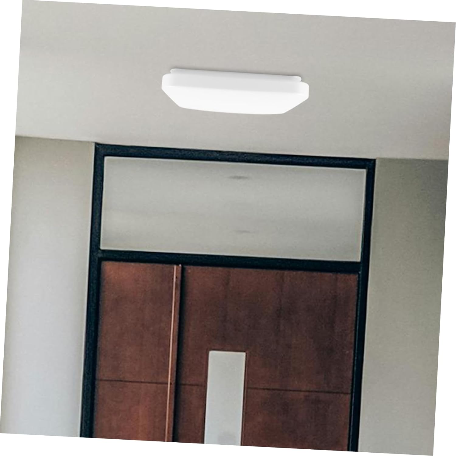 Square LED Ceiling Light Shade Waterproof Modern Lampshade for Kitchen and Bathroom Simple Design Replacement Light Cover Suitable for Bedrooms and Living Spaces