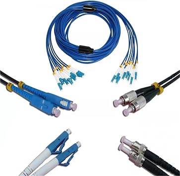 Armored Fiber Optic Patch Cord 8 core 60-120m Single Mode Fiber Optic Patch CordAsk us-Customized