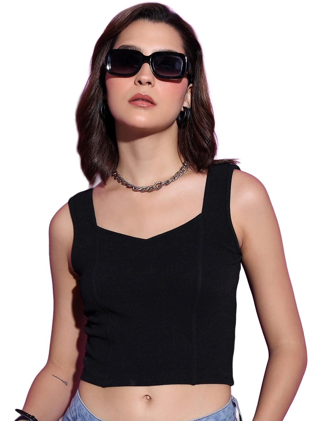 Tokyo Talkies Women's Solid Regular Fit Shirt-picture-17