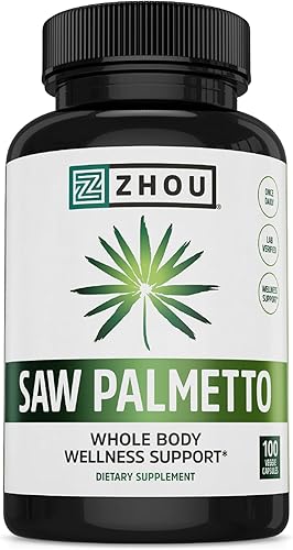 Saw Palmetto Suplemento para la salud próstata, extracto y baya en polvo, complejo para promover una frecuencia de micción y flujo, puede ayudar a