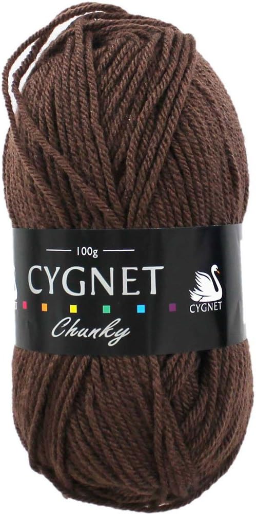 – Cygnet Chunky Chocolate Yarn - 100g