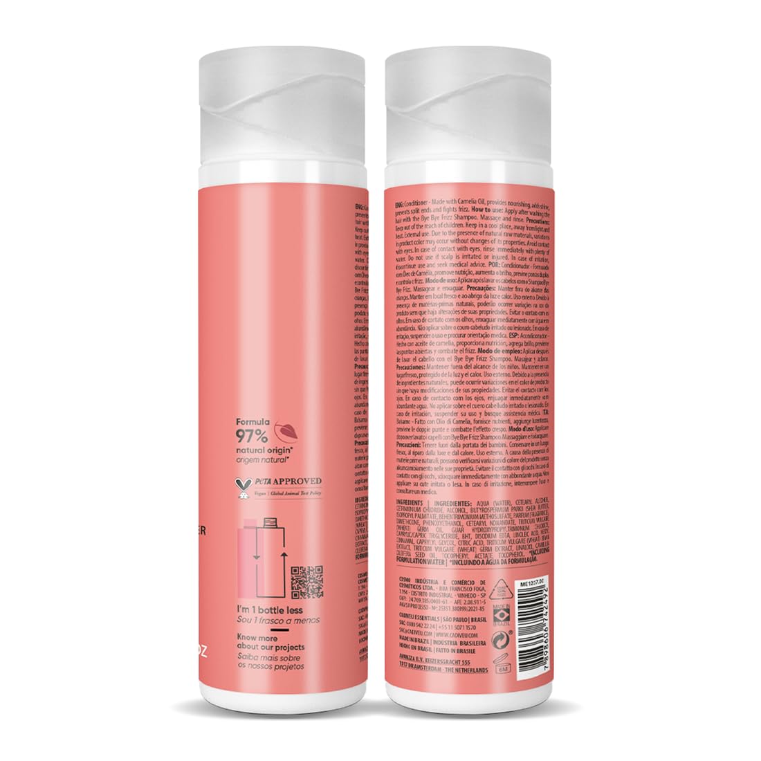 CADIVEU PROFESSIONAL Essentials Bye Bye Frizz Bakım Kremi, 250ML