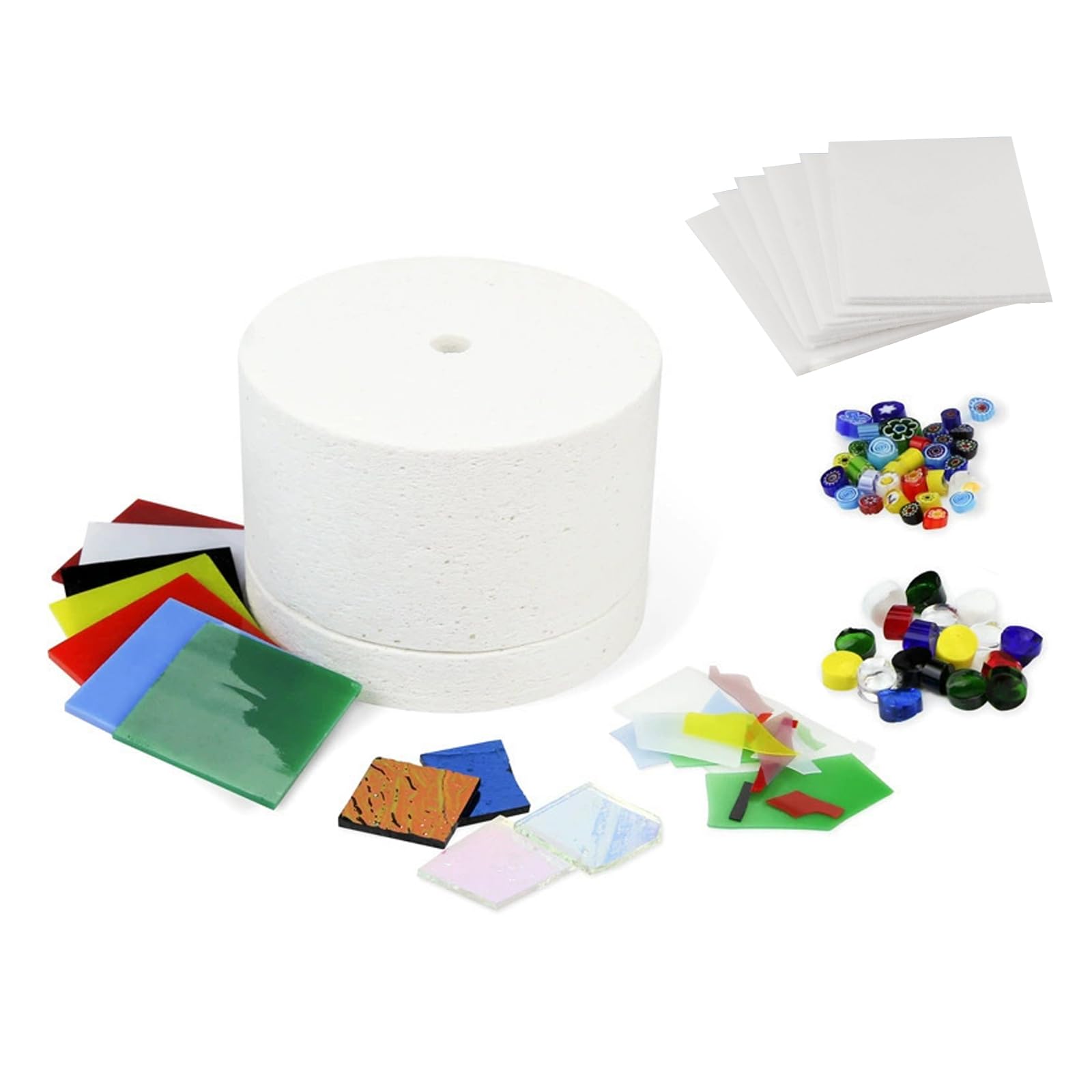 Tsophreniq Glass Crafting Set Microwave Kilns Jewelry Creation Crafting for Home Creation Fusing Kilns