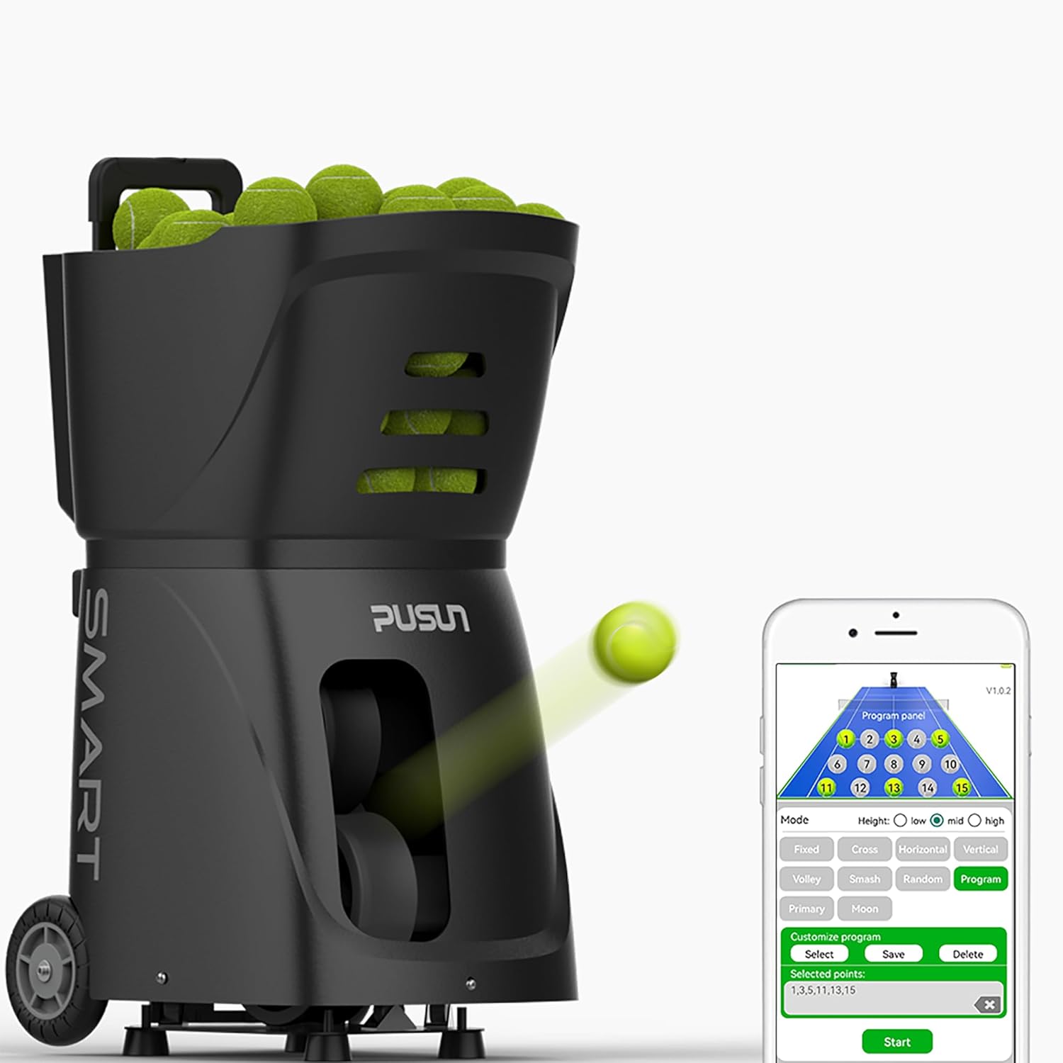 PT-Smart Tennis Ball Machine