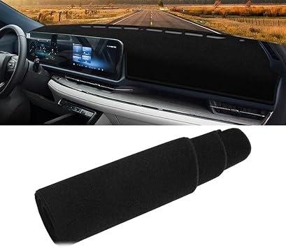 Car Dashboard Cover Anti-Scratch Dash Cover Interior Dash Covers - for Ford Equator 2021 2022 2023, A Black Side