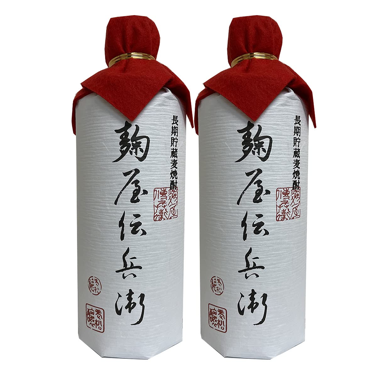Amazon.co.jp: 麹屋伝兵衛 長期貯蔵5年 41°720ml×2本セット【老松酒造