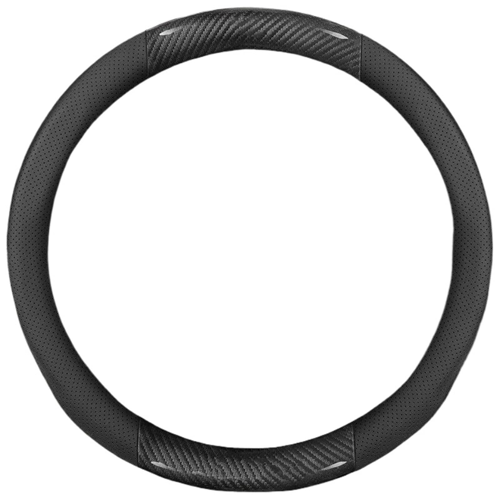 Cubierta Volante Coche para Q50 Q60S Q70 QX30 QX50 QX55 QX56 QX60 QX70 QX8 JX35 EX25 FX35 G37 M35 ESQ Funda Volante Cuero Fibra Carbono(O Carbon Ventilate)