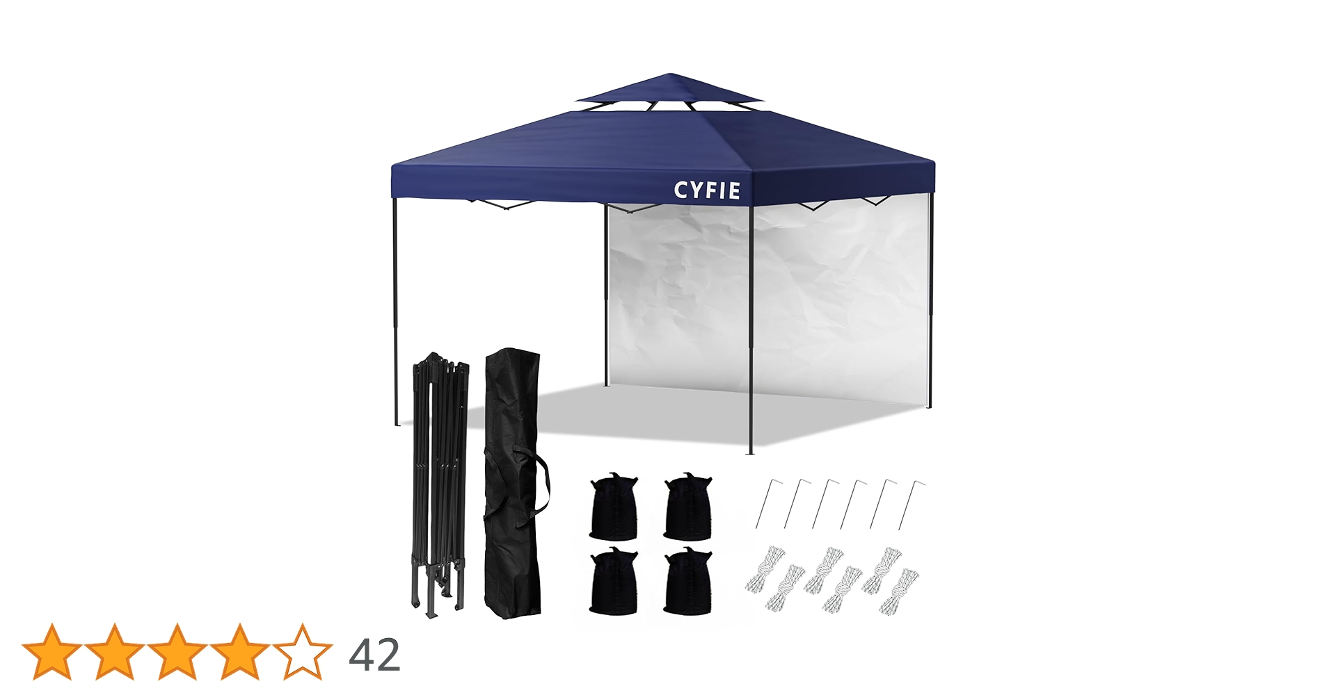 CYFIEタープテント 3mx3m サイドシート1枚付 ワンタッチ 高さ3段階 Amazon | CYFIE タープテント 3mx3m サイドシート1枚付