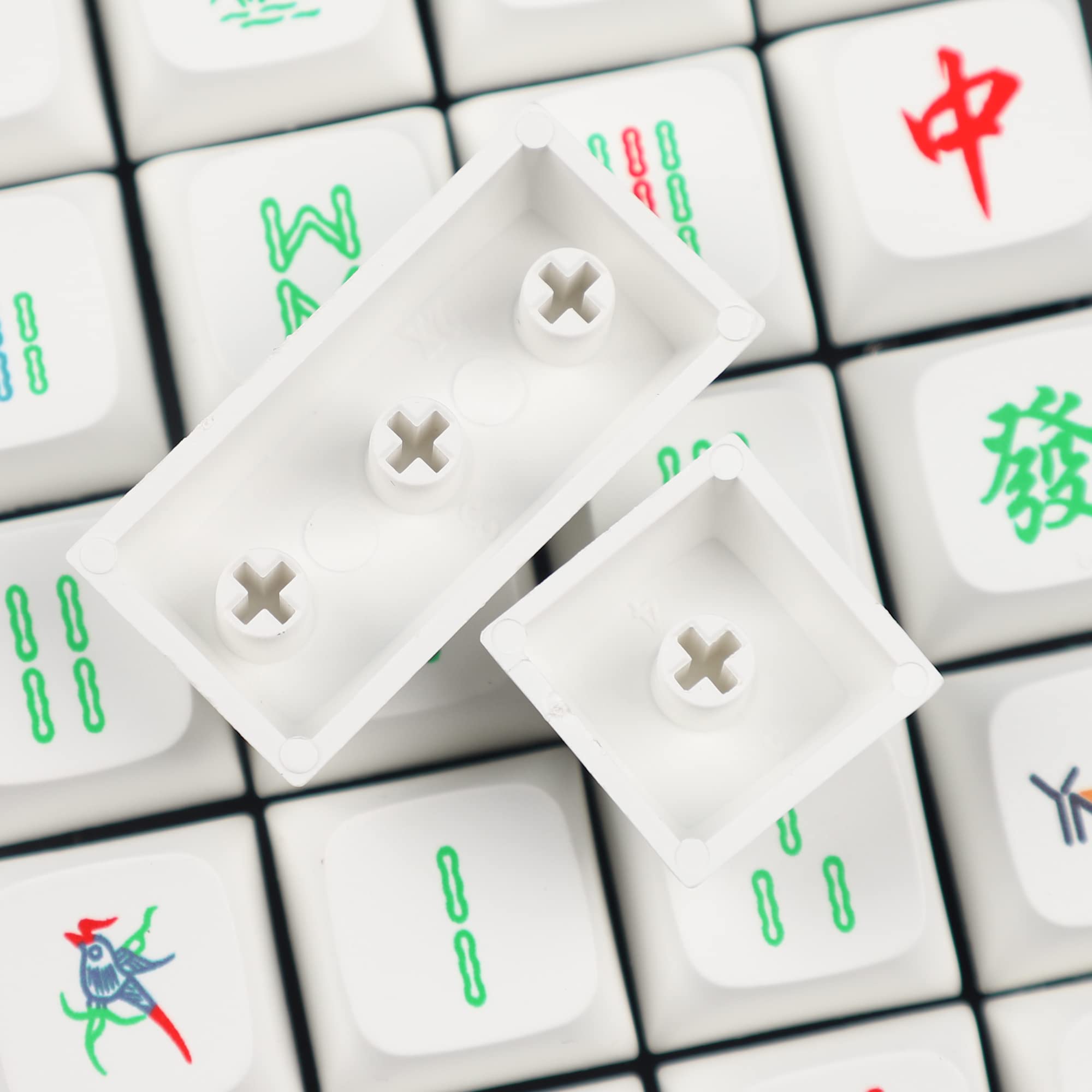 Amazon | YMDK ZDA ボール形 厚い PBT 麻雀 キーキャップ ダイサブキー
